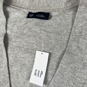 NWT GAP‎ Women's CashSoft Cardigan, Light Gray, XL,  PREPPY